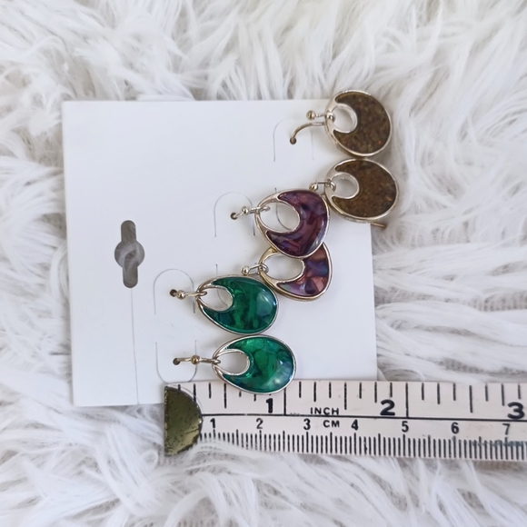 Color Brand 3 Dangle Earring Set - Picture 5 of 9